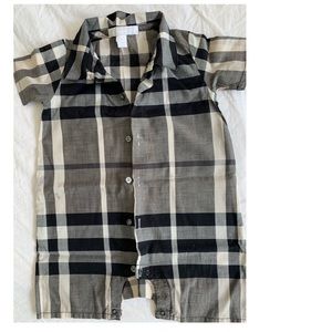 Burberry baby romper